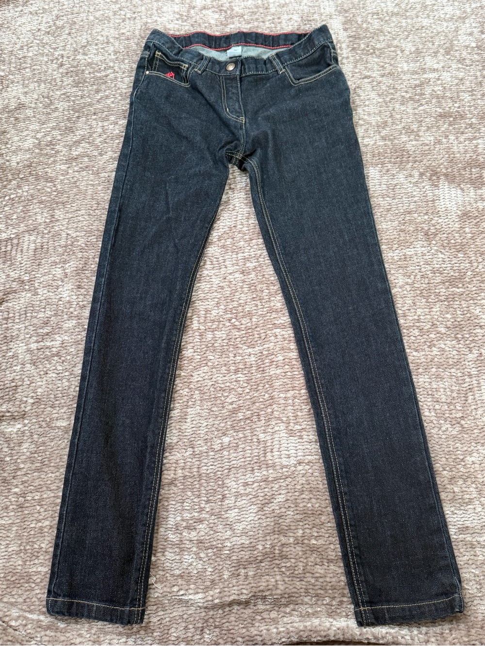 Petit Bateau Dark Blue Kids Skinny Jeans